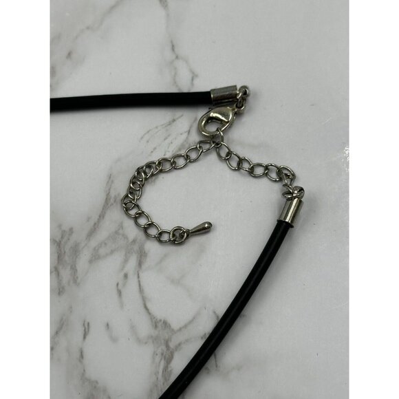 Silver M & M Pendant On A Silver Necklace Chain With Earrings Blue M&M Cartoon - Picture 7 of 7